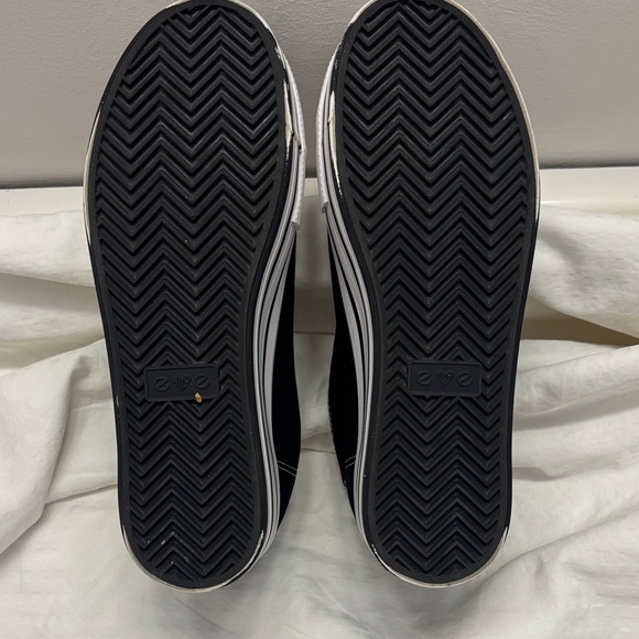 Black & White Platform Sneakers - Picture 7 of 9